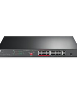 TP-Link TL-SL1218P netwerk-switch Unmanaged Gigabit Ethernet (10/100/1000) Power over Ethernet (PoE) 1U Zwart