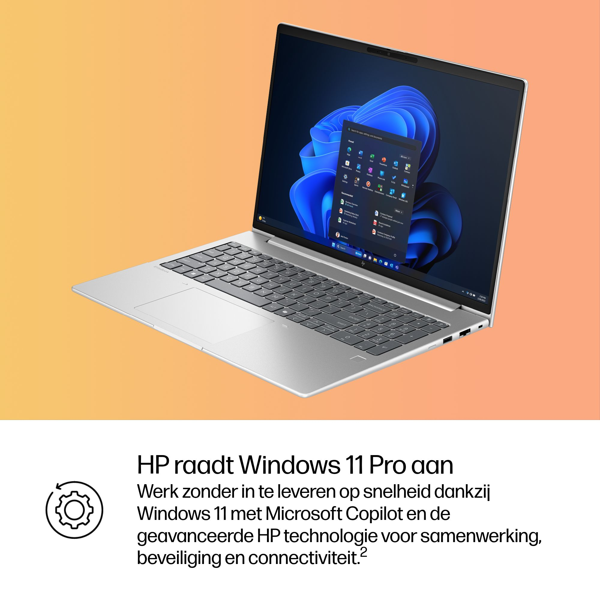 HP EliteBook 6 G1i 16 (AI PC) UMA Ultra7 255U 16.0 WUXGA UWVA 300 5MP IR 60Hz bnt Panel 16GB (1x16GB) DDR5 5600 SODIMM512GB PCIe NVMe Value W11p64 1 Yr Warran QWERTZ - Afbeelding 6