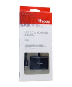 Equip 133386 USB 3.0 to HDMI/VGA (HD15) Adapter, 3.2 Gen 1, USB Type-A, HDMI output, 1920 x 1080p - Afbeelding 5