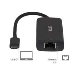 CLUB3D USB-C naar RJ45 10G Ethernet-adapter M/V - Afbeelding 4