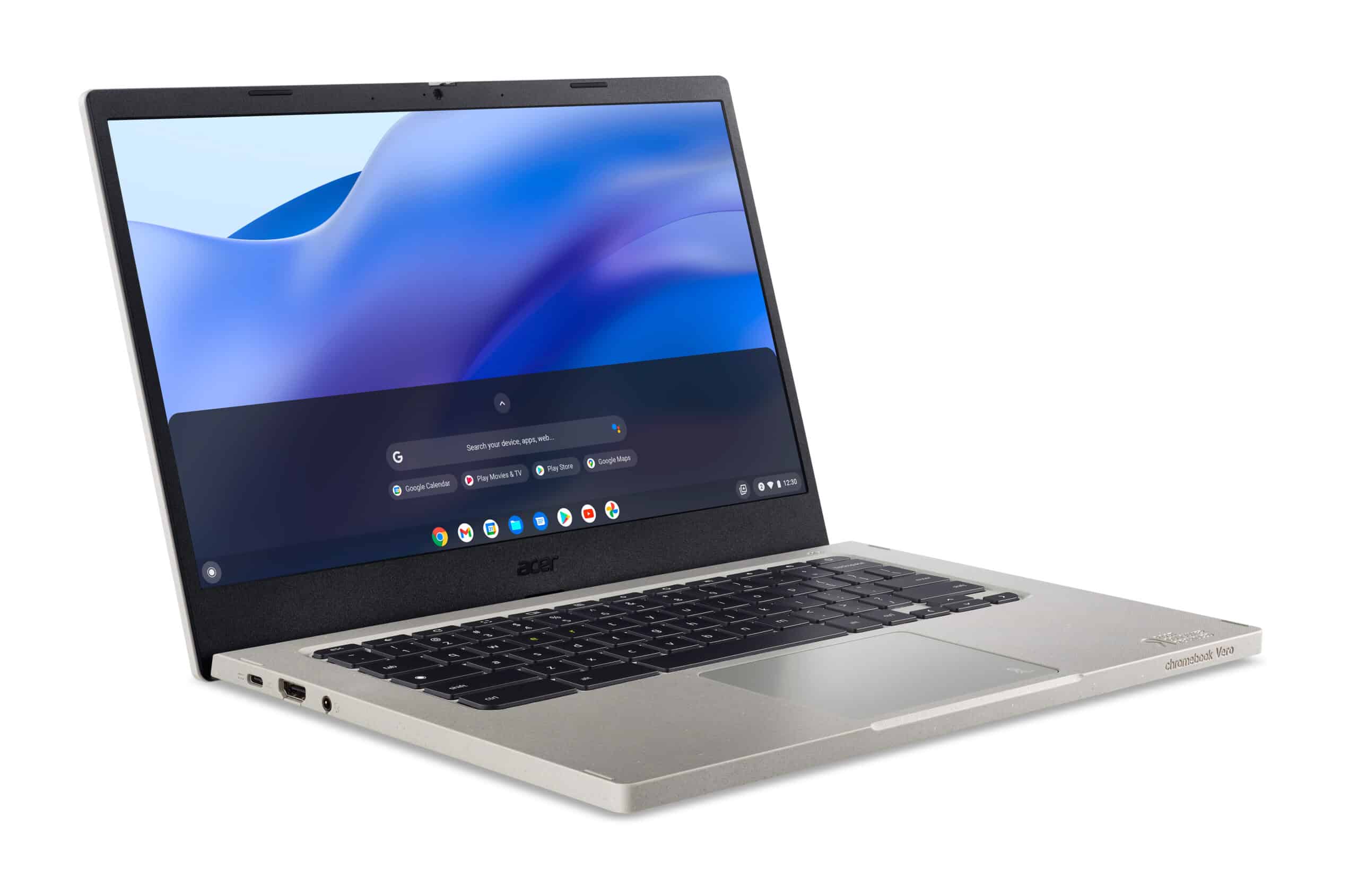 Acer Chromebook Vero 514 CBV514-1H-5627 Intel Core i5-1235U 35,6 cm (14") Full HD 8 GB LPDDR4x-SDRAM 256 GB SSD Wi-Fi 6 (802.11ax) ChromeOS Belgisch Grijs - Afbeelding 2