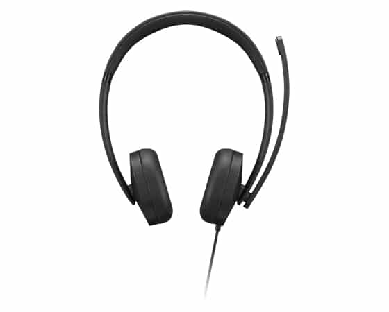 Lenovo 4XD1P83425 hoofdtelefoon/headset Bedraad Hoofdband Oproepen/muziek USB Type-A Zwart - Afbeelding 3