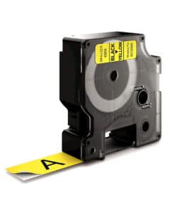 DYMO originele D1 labels | Zwarte Tekst op Geel Label | 19 mm x 7 m | Zelfklevende etiketten voor de LabelManager labelprinter | gemaakt in Europa - Afbeelding 4