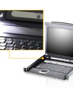 ATEN CL5708MW rack console 43,9 cm (17.3") 1920 x 1080 Pixels Metaal, Kunststof Zwart 1U - Afbeelding 3