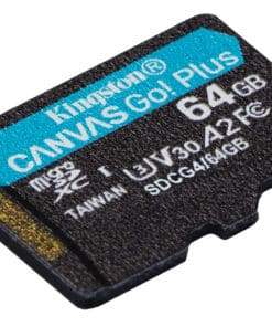 Kingston Technology 64GB microSDXC Canvas Go! Plus Gen4 200MB/s A2 U3 V30 kaart + adapter - Afbeelding 4