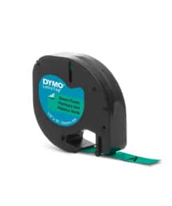 DYMO LetraTag originele plastic labels | Zwarte afdruk op groene etiketten | 12 mm x 4 m | Zelfklevende multifunctionele labels voor LetraTag labelprinters | gemaakt in Europa - Afbeelding 4