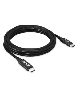 CLUB3D USB4 Gen3x2 Type-C Bi-Directional Cable 8K60Hz or 4K120Hz, Data 40Gbps, PD 240W(48V/5A) EPR M/M 3m / 9.84ft - Afbeelding 2