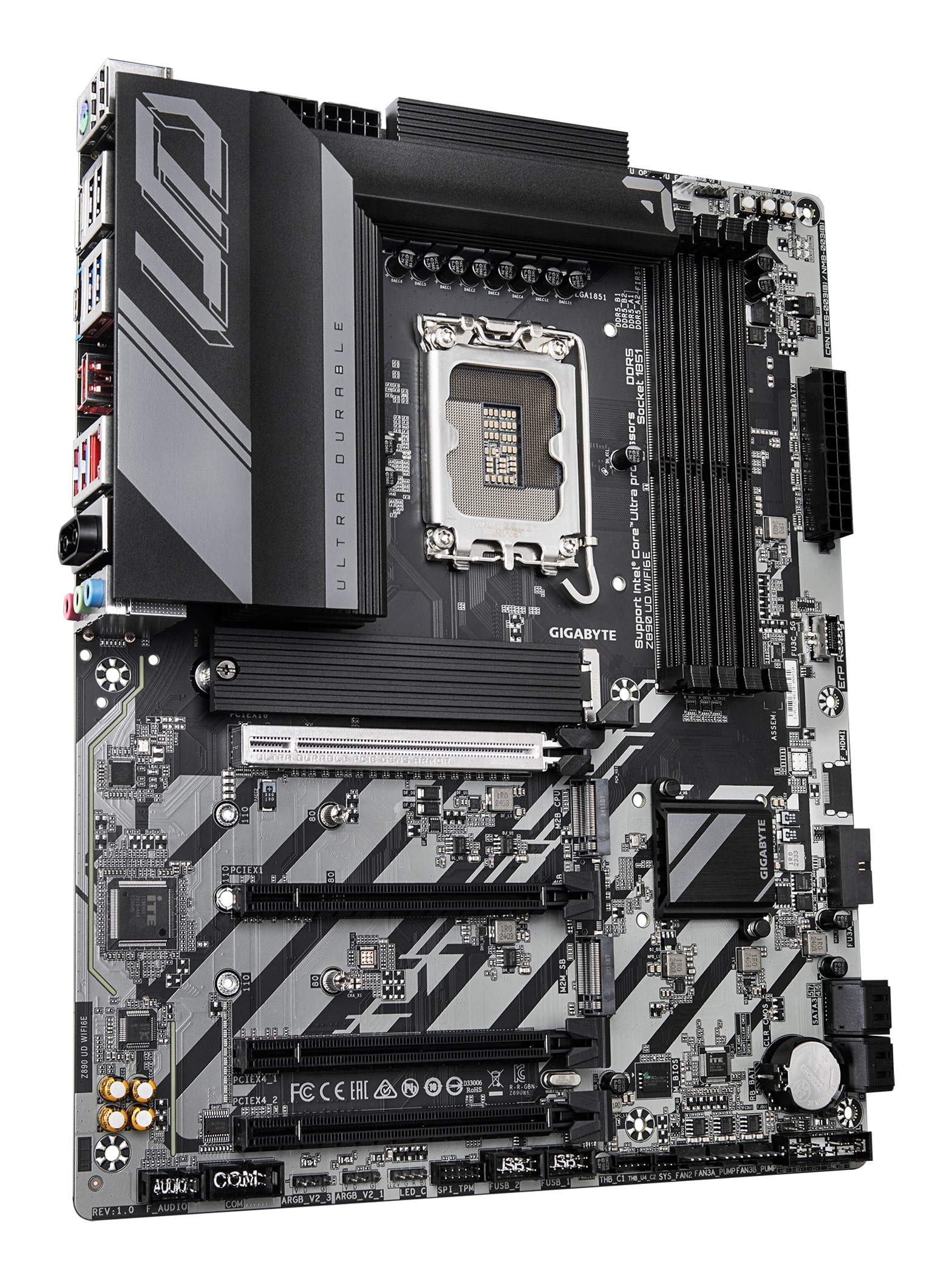 GIGABYTE Z890 UD WIFI6E moederbord Intel Z890 LGA 1851 (Socket V1) ATX - Afbeelding 3