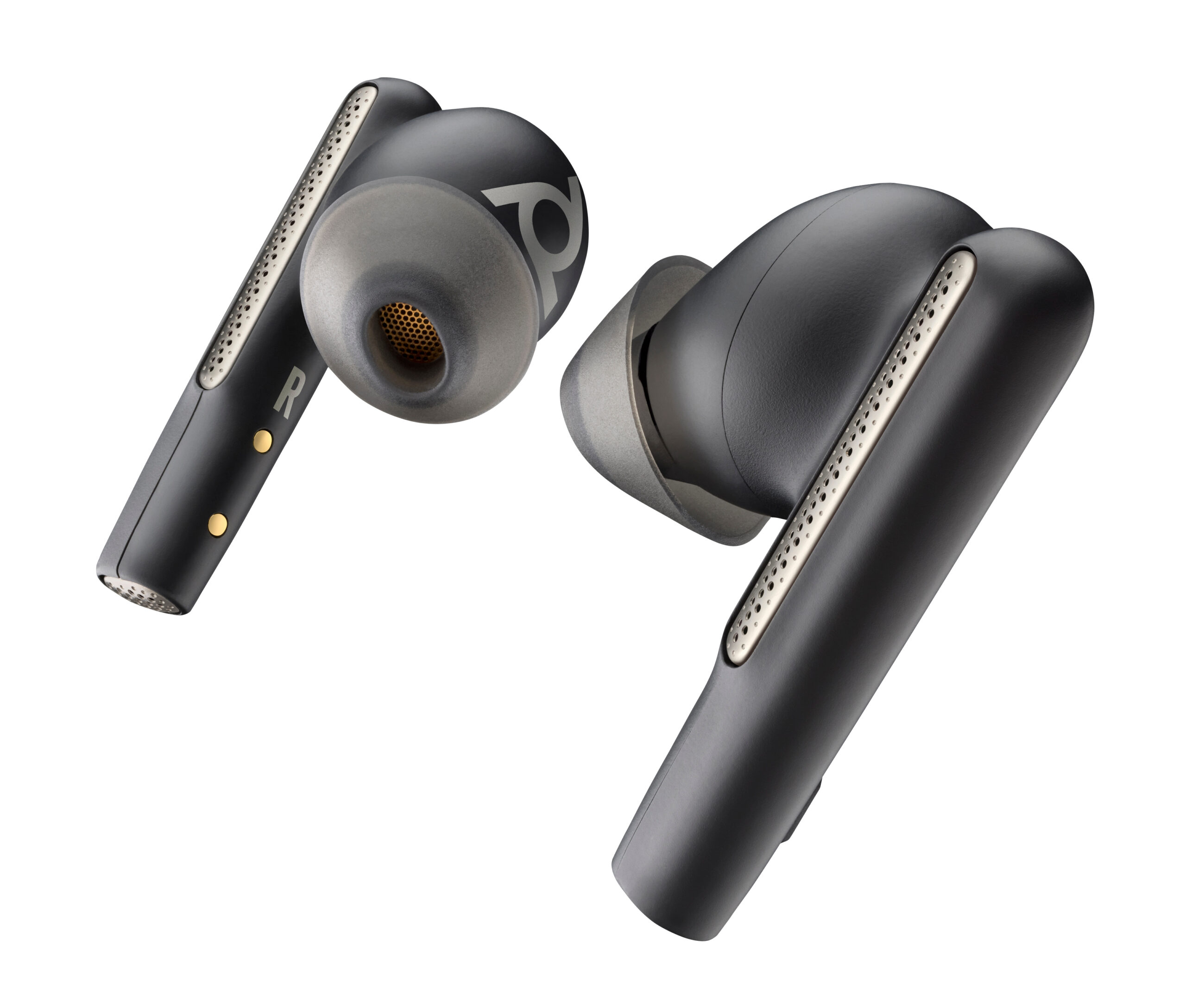 HP Poly Voyager Free 60+ UC Carbon Black Earbuds + BT700 USB-C-adapter + oplaadcase met touchscreen - Afbeelding 2