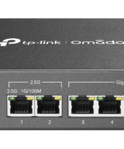 TP-Link Omada ER707-M2 bedrade router 2.5 Gigabit Ethernet, Fast Ethernet, Gigabit Ethernet Zwart