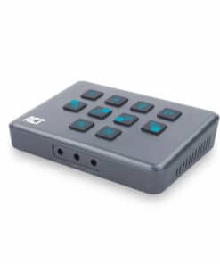 ACT Dual HDMI input USB-C Video Switcher, capturen en live streamen Netwerkkabel