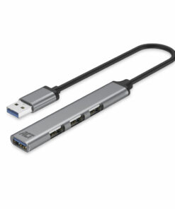 ACT USB-A hub, 3x USB-A 2.0 en 1x USB-A 3.0