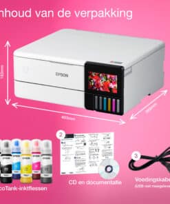 Epson EcoTank ET-8500 A4 Wi-Fi-fotoprinter met inkttank - Afbeelding 5