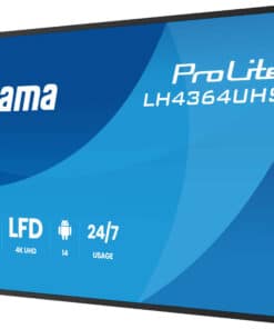 iiyama LH4364UHS-B1AG beeldkrant Digitale signage flatscreen 109,2 cm (43") LED Wifi 500 cd/m² 4K Ultra HD Zwart Type processor Android 24/7 - Afbeelding 6