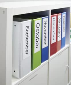 DYMO originele LabelWriter labels voor ordners | 59 mm x 190 mm | 110 zelfklevende etiketten | Geschikt voor de LabelWriter labelprinters | gemaakt in Europa - Afbeelding 2