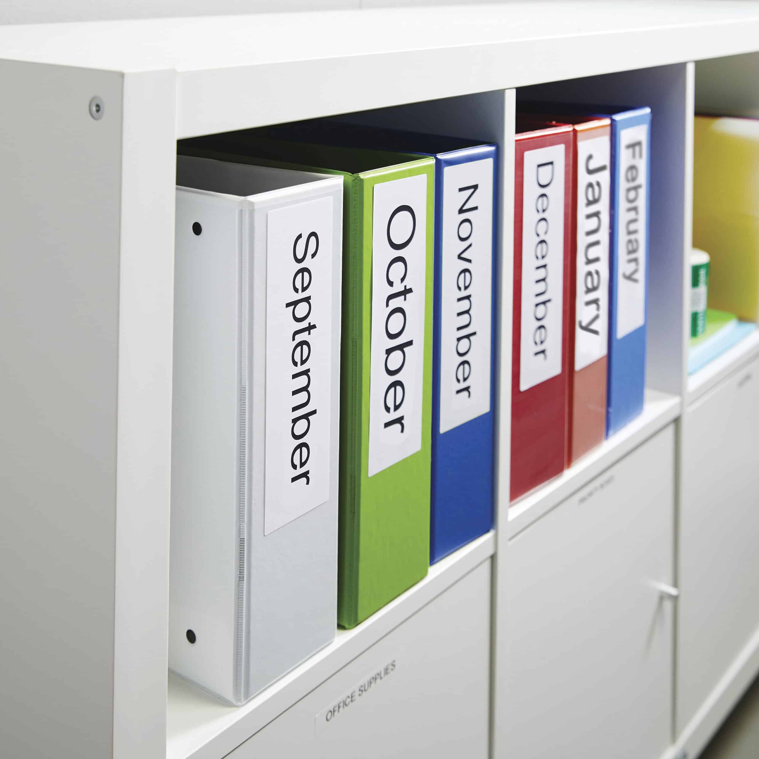 DYMO originele LabelWriter labels voor ordners | 59 mm x 190 mm | 110 zelfklevende etiketten | Geschikt voor de LabelWriter labelprinters | gemaakt in Europa - Afbeelding 2