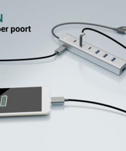 i-tec USB-C/USB-A Charging Metal HUB 7 port (3x USB-C, 4x USB-A) - Afbeelding 4