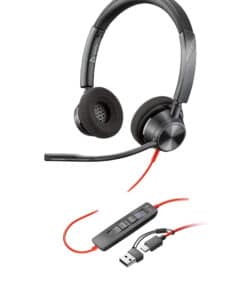 HP Poly Blackwire 3320 Stereo Microsoft Teams Certified USB-C Headset + USB-C/A adapter - Afbeelding 5