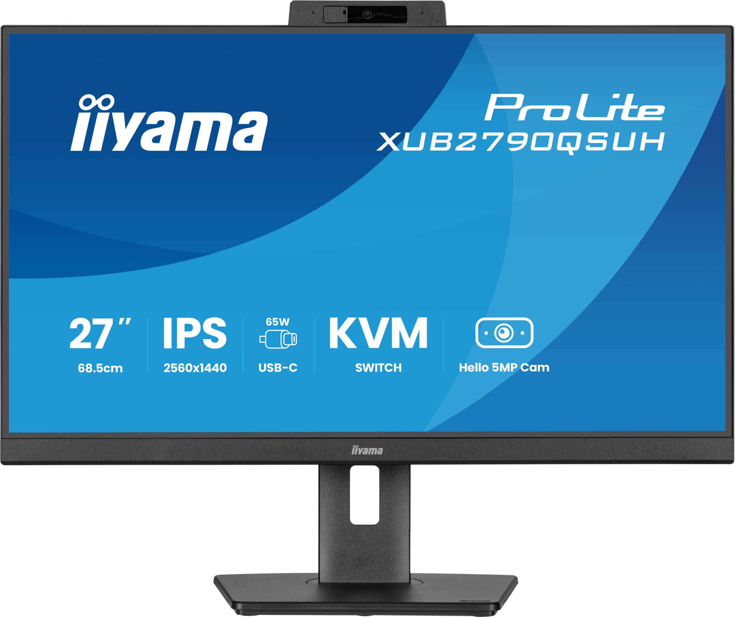 iiyama ProLite XUB2790QSUH-B2 computer monitor 68,6 cm (27") 2560 x 1440 Pixels Quad HD LED Zwart - Afbeelding 2