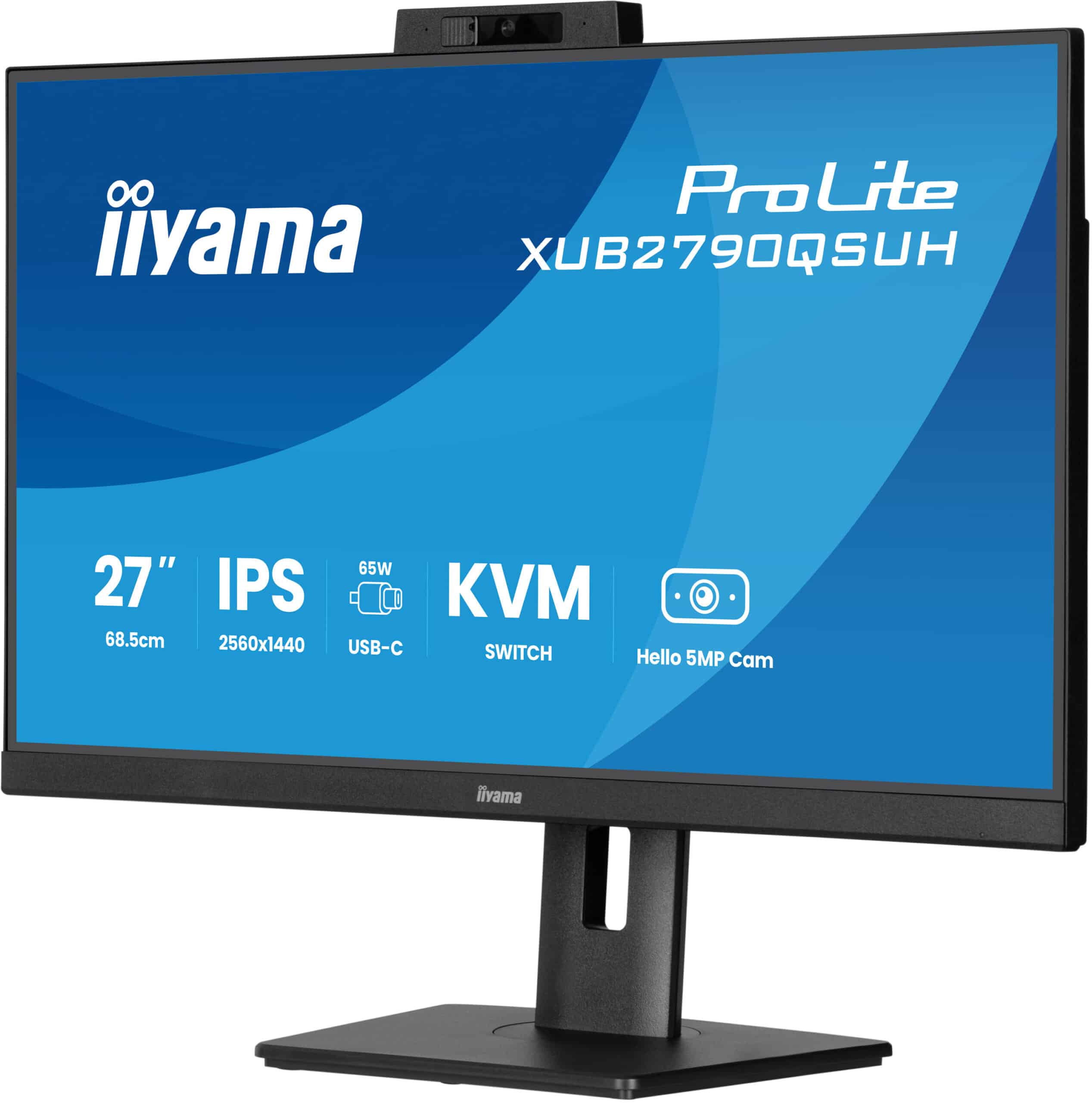 iiyama ProLite XUB2790QSUH-B2 computer monitor 68,6 cm (27") 2560 x 1440 Pixels Quad HD LED Zwart - Afbeelding 4