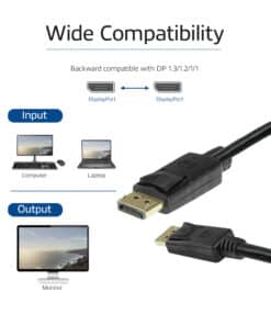 ACT DisplayPort 1.4 kabel 8K, 3m - Afbeelding 3