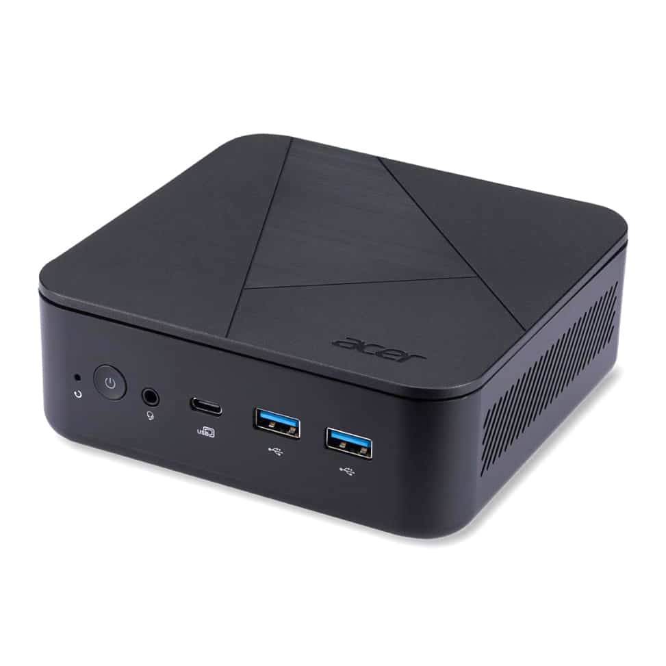 Acer Veriton N N1502G-12N0U Intel N N100 DDR4-SDRAM SSD Mini PC Zwart - Afbeelding 2