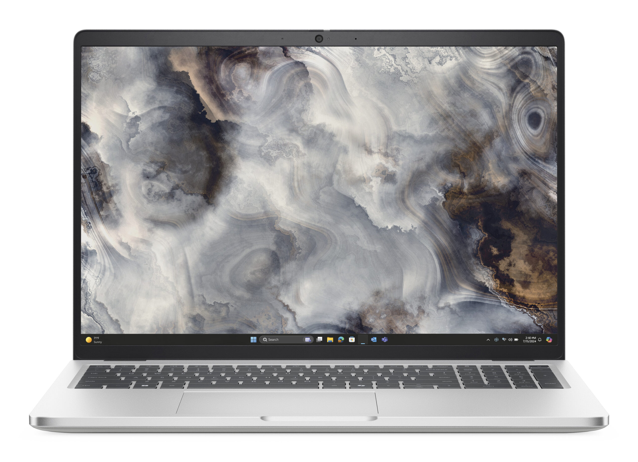 DELL Pro 16 Plus PB16250 Copilot+ PC Intel Core Ultra 5 236V Laptop 40,6 cm (16") Full HD+ 16 GB LPDDR5x-SDRAM 512 GB SSD Wi-Fi 7 (802.11be) Windows 11 Pro Belgisch Aluminium - Afbeelding 2
