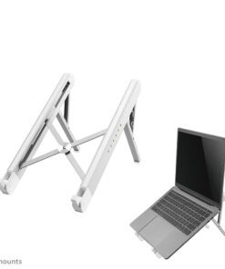 Neomounts NSLS010 Foldable Notebook Desk Stand, 11"-17", 5 kg, 279.4 - 431.8 mm, Silver - Afbeelding 2