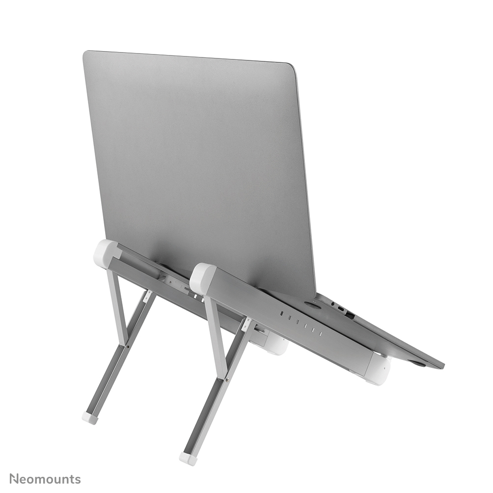 Neomounts NSLS010 Foldable Notebook Desk Stand, 11"-17", 5 kg, 279.4 - 431.8 mm, Silver - Afbeelding 3