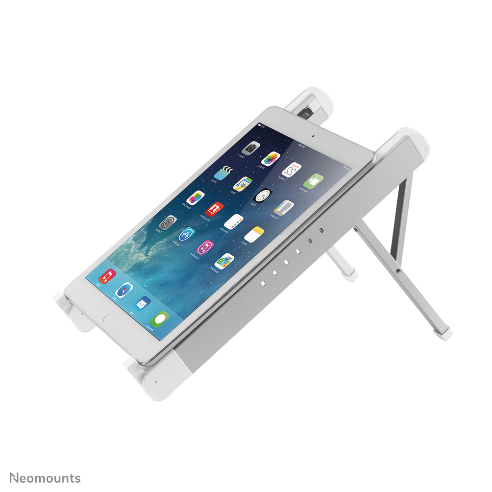 Neomounts NSLS010 Foldable Notebook Desk Stand, 11"-17", 5 kg, 279.4 - 431.8 mm, Silver - Afbeelding 4