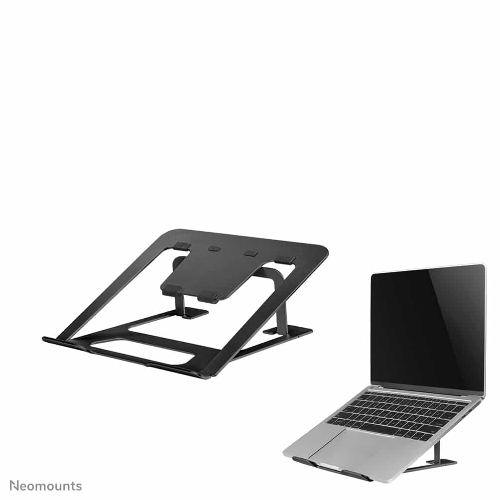 Neomounts NSLS085BLACK Ergonomic Notebook Desk Stand, 10"-17", 5 kg, 254 - 431,8 mm, Blac - Afbeelding 2
