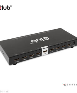 CLUB3D 8-poorts HDMI™ splitter 1 to 8 Full 3D and 4K60Hz(600MHz)