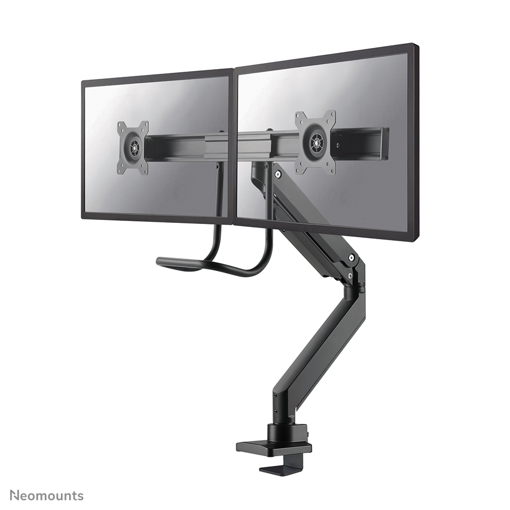 Neomounts NM-D775DXBLACK Monitorarm 10-32" - gasveer - Topfix - 180°-stop