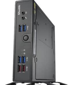 Shuttle XPC slim Barebone DS50U7, i7-1355U, 2x LAN (1x 2.5Gbit,1x 1Gbit), 1xCOM,1xHDMI,1xDP, 1x VGA, ventilatorloos, 24/7 permanent gebruik - Afbeelding 2