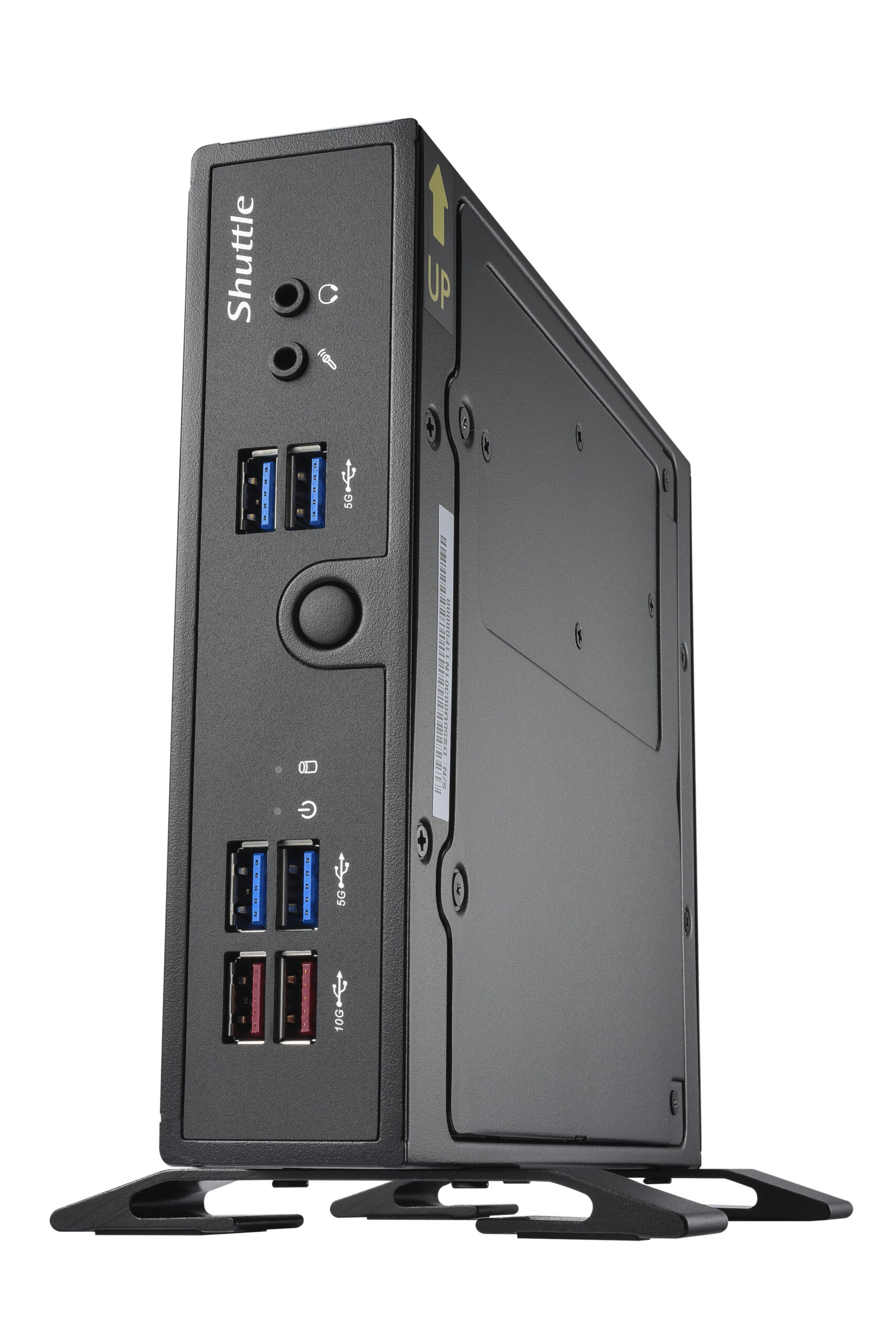 Shuttle XPC slim Barebone DS50U, Intel Celeron 7305, 2x LAN (1x 2.5Gbit ,1x 1Gbit), 1xCOM,1xHDMI,1xDP, 1x VGA, ventilatorloos , 24/7 permanent gebruik - Afbeelding 2