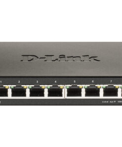 D-Link DGS-1100-08V2 Managed L2 Gigabit Ethernet (10/100/1000) Zwart