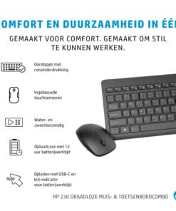 HP 230 draadloze muis- en toetsenbordcombo - Afbeelding 3