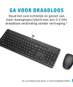 HP 230 draadloze muis- en toetsenbordcombo - Afbeelding 3