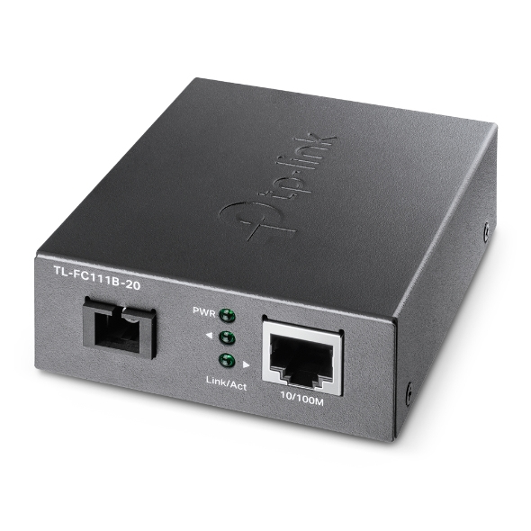 TP-Link Omada TL-FC111B-20 netwerk media converter 100 Mbit/s Single-mode Zwart