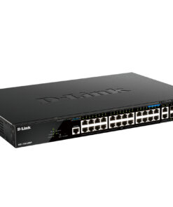 D-Link DGS-1520-28MP/E netwerk-switch Managed L3 Gigabit Ethernet (10/100/1000) Power over Ethernet (PoE) 1U Zwart