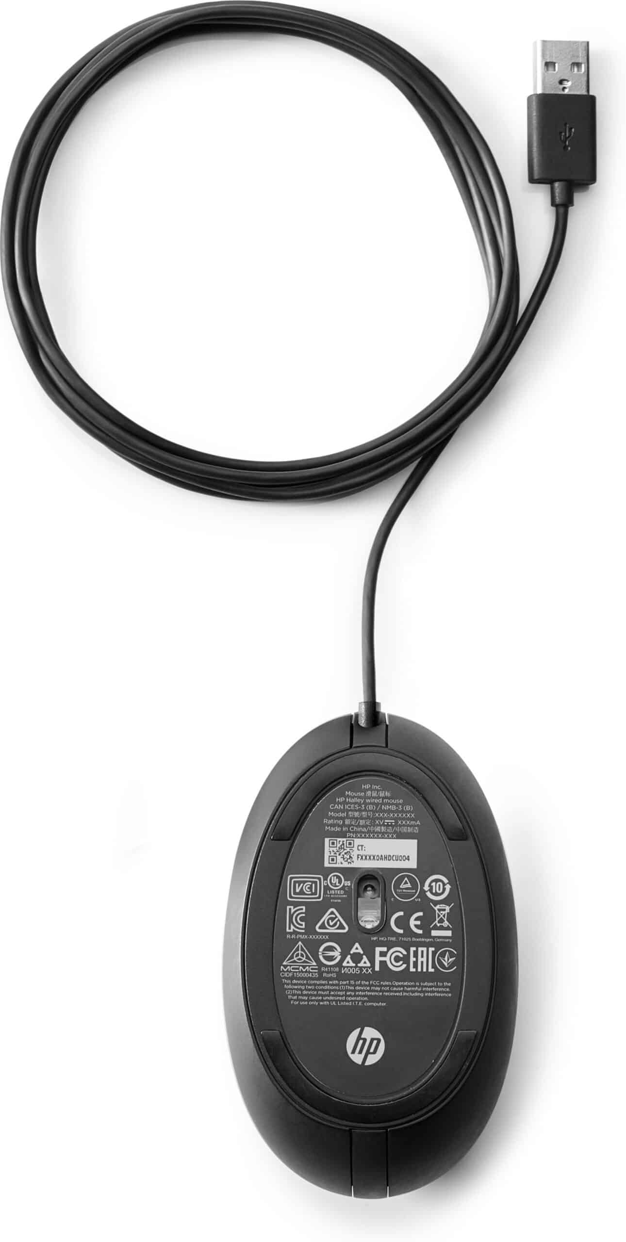 HP Desktop 320M muis met kabel - Afbeelding 3
