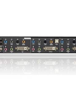 ATEN 2-poorts USB DVI Dubbelvoudige Link/ CH7.1 Geluid KVMP-schakelaar - Afbeelding 2