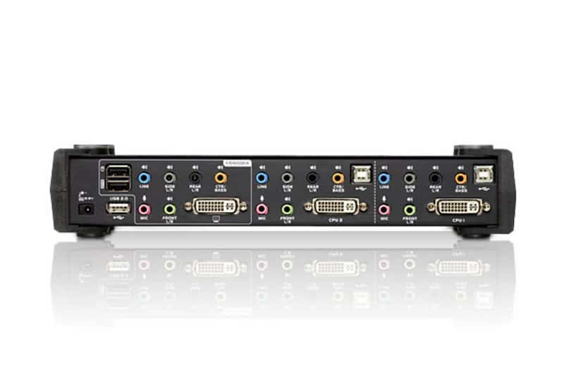 ATEN 2-poorts USB DVI Dubbelvoudige Link/ CH7.1 Geluid KVMP-schakelaar - Afbeelding 2