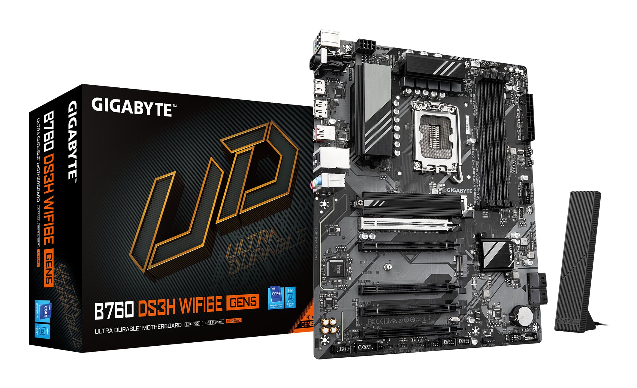 GIGABYTE B760 DS3H WIFI6E GEN5 Moederbord