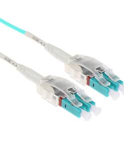ACT 2 meter Multimode 50/125 OM3 Polarity Twist patchkabel met LC connectoren