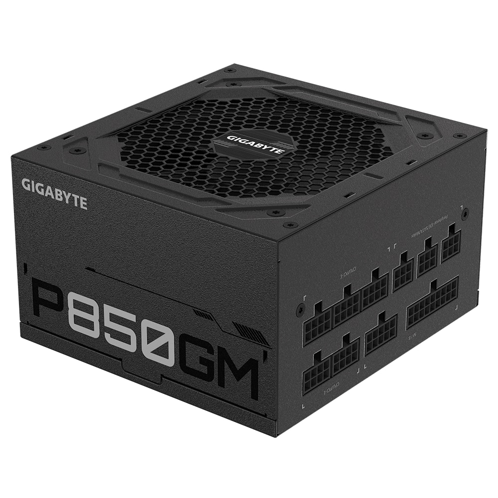 GIGABYTE P850GM power supply unit 850 W 20+4 pin ATX ATX Zwart - Afbeelding 2