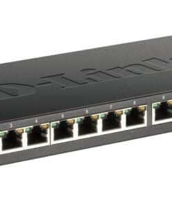 D-Link DGS-1016S Unmanaged Gigabit Ethernet (10/100/1000) Zwart