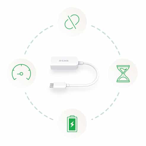 D-Link USB‑C to 2.5G Ethernet Adapter DUB‑E250 - Afbeelding 5