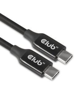 CLUB3D USB 3.2 Gen2 Type C naar C Actieve Bi-directionele Kabel 8K60Hz (alt modus) M/M 5m/16.4ft