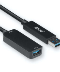 CLUB3D USB 3.2 Gen2 Type A Extension Cable 10Gbps M/F 5m/16.40ft